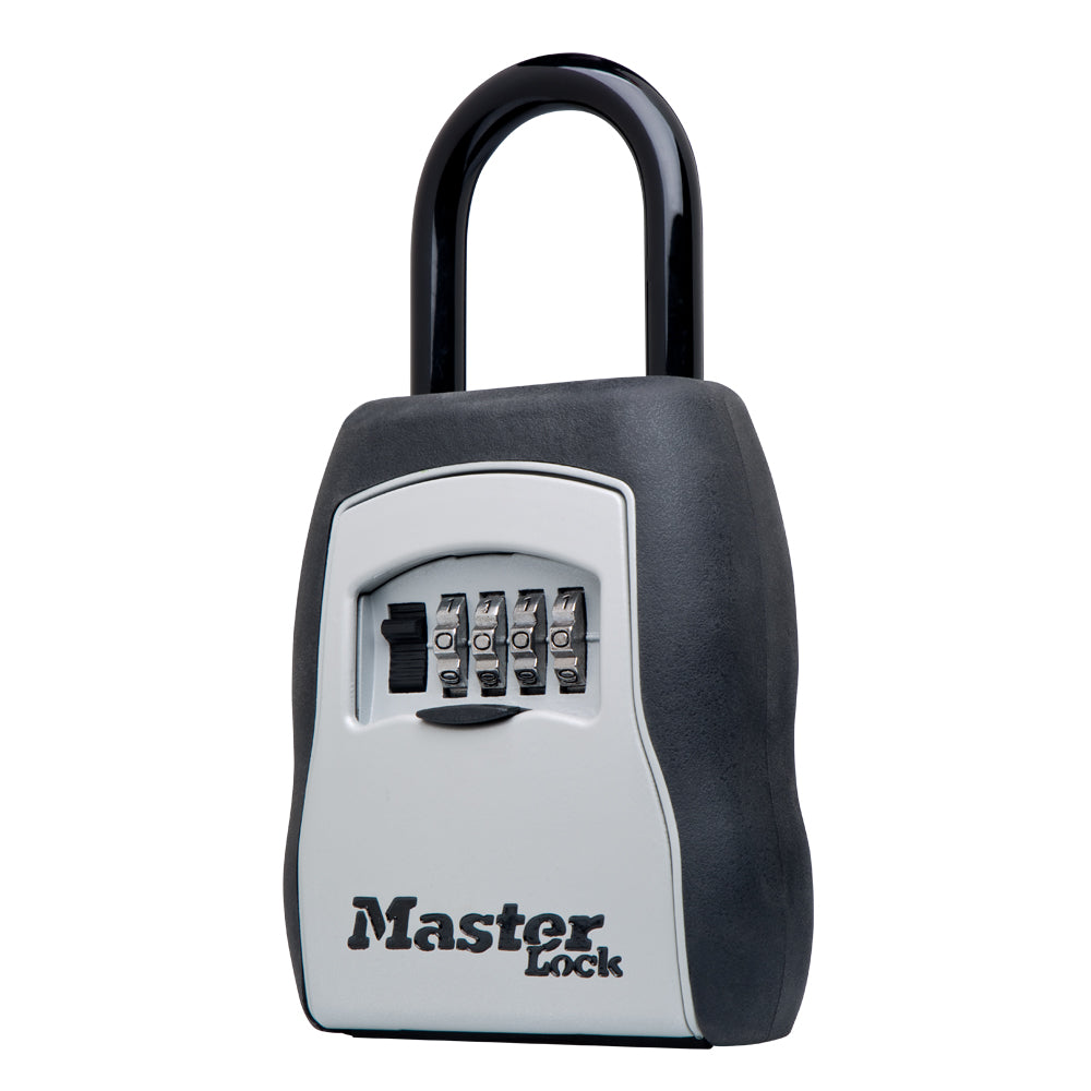 Master Lock MA5400 lockbox with shackle handle & 4 dial combination