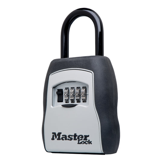 Master Lock MA5400 lockbox with shackle handle & 4 dial combination