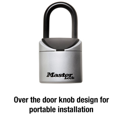 Master Lock MA5406 portable lockbox with shackle 