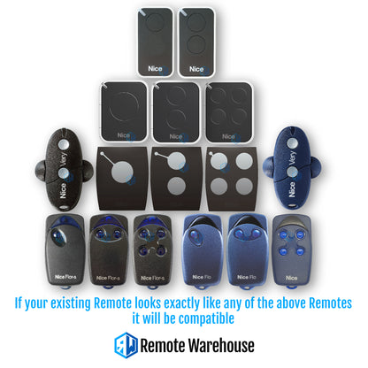 Nice Compatible Garage & Gate Remote (Aftermarket)