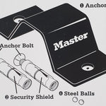Master Lock MA1489: Wall/Floor Anchor